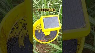 Solar-powered insect light trap #agro_no1 #farming #agriculture #insect #technology #trap#farmlife