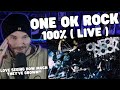 Metal Vocalist First Time Reaction - One Ok Rock - 100% ( LIVE )