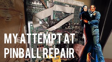 Addams Family Pinball Repair - Part 1 of 2, The Transistor