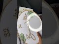 Elegant Resin Home Name Plate with Golden Font and Leaf Print | Customised Name Plate #nameplate
