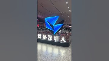 Cube LED display at Shenzhen North Railway Station #leddisplay #ledscreen