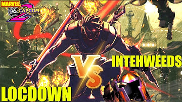 MvC2 Mvci Umvc3 LOCDOWN (Just Block) vs INTEHWEEDS pt 2