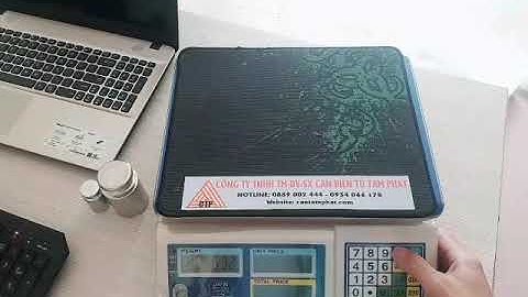 Hướng dẫn sử dụng cân tính tiền JPA 30kg