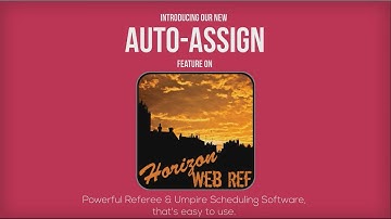 Auto Assign - New from HorizonWebRef.com