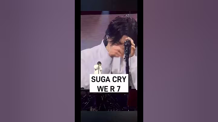 #Suga cried when he remembered the members “we’re 7”. A message that #BTS don’t care abt the chart
