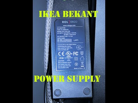 Ikea Bekant - Power Supply FIX - YouTube