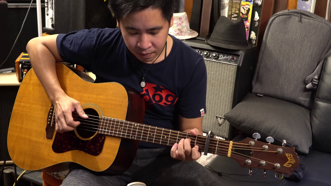 1993 Guild D-4 NT - YouTube