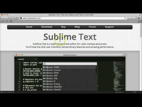 New Text Editor - Sublime Text 2