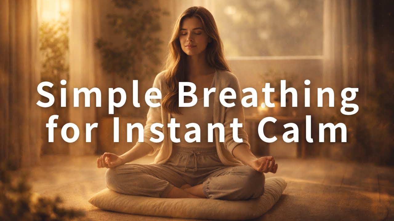 Meditation for Beginners | Simple Breathing for Instant Calm - YouTube