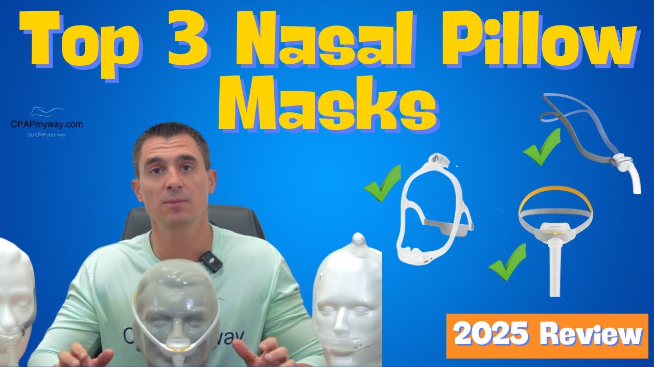 3 лучших назальных СИПАП-маски 2025 года | Полный обзор и демонстрация AirFit P10, Solo, DreamWea...