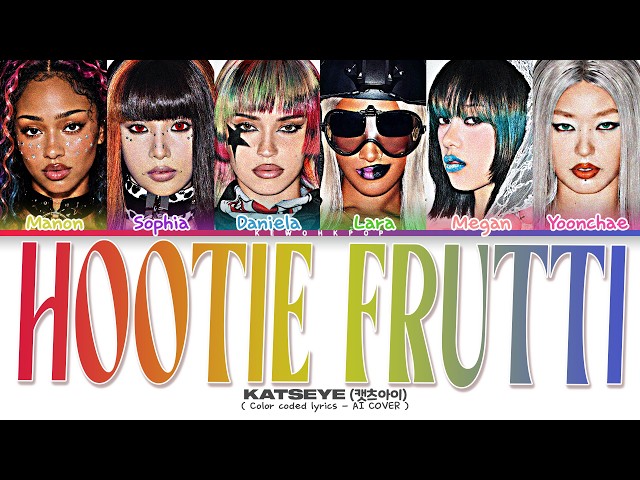 KATSEYE 캣츠아이 | 'Hootie frutti' - Orig. (Color coded lyrics) OT6