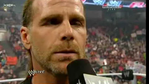 WWE Raw 3/22/10 Shawn Michaels Talks to the Undertaker