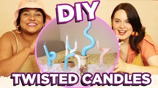 DIY TWISTED CANDLES | TIK TOK TREND