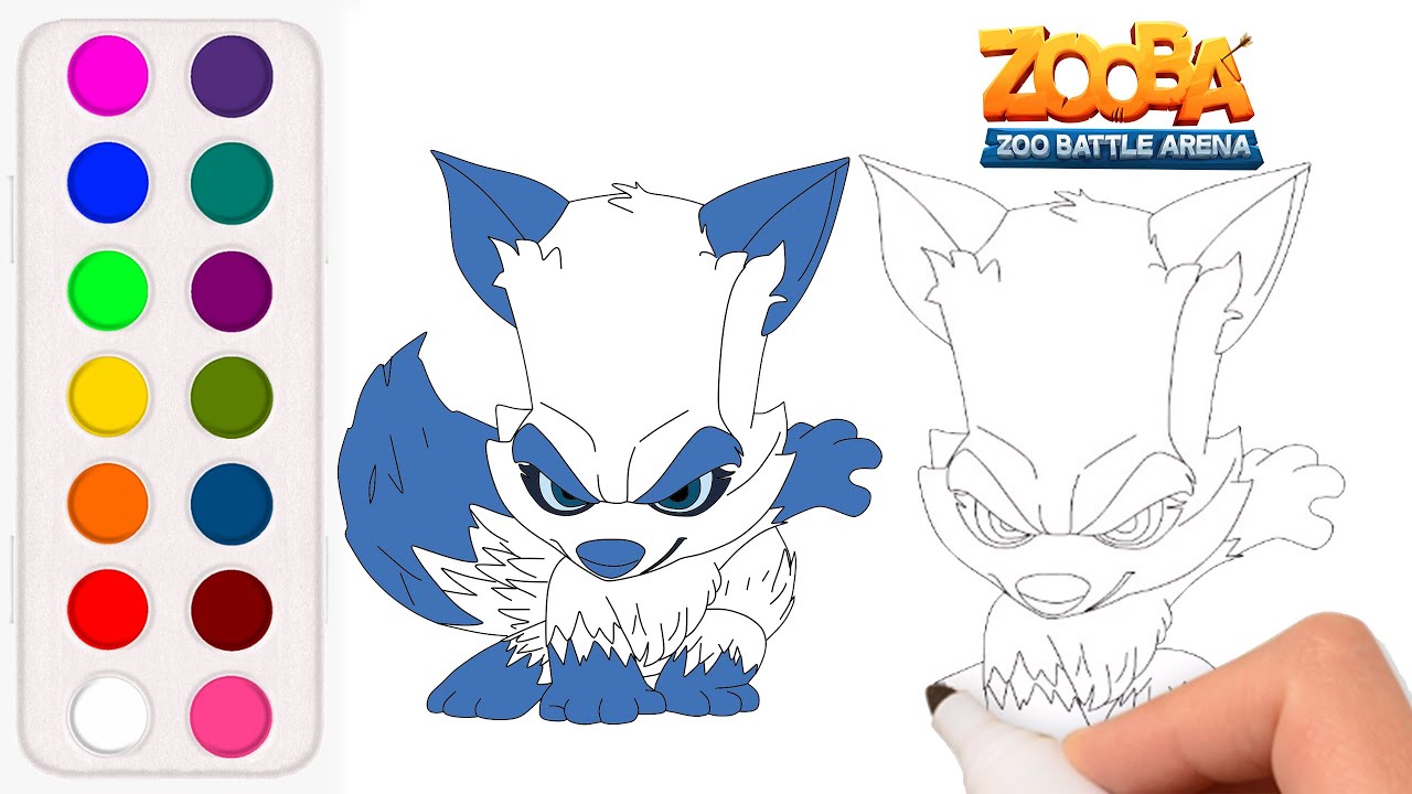 How To Draw Arctic Nix From Zooba Zooba Nix Arcticnix Youtube