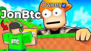 TROLEANDO a un YOUTUBER como ADMIN en PATEA UN LUCKY BLOCK 😱