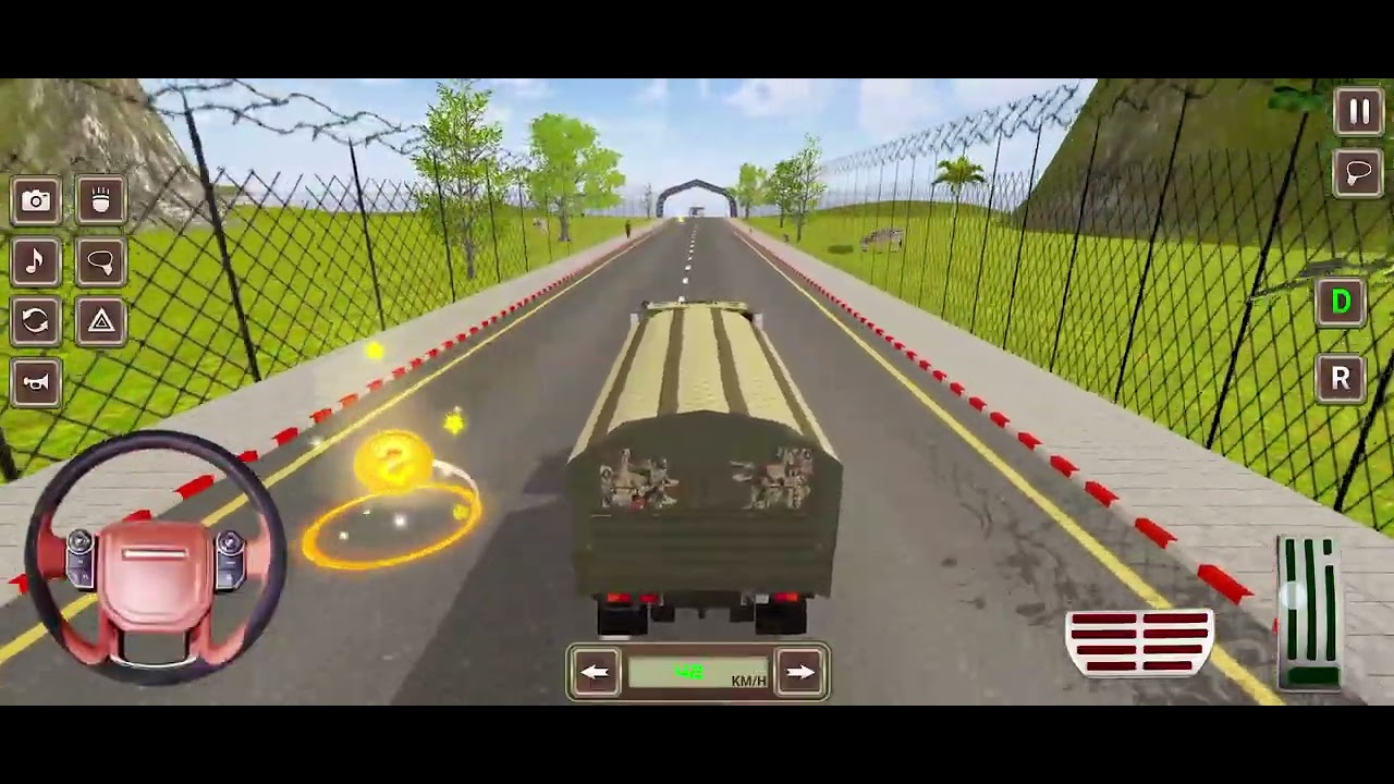 Army Truck Driving Cargo Games - US Offroad Army Truck Driving 3D 2025 - Andriod Gameplay