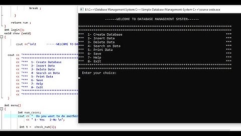 Database Management system Projects in C++ | CPP Projects #cpp