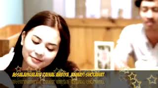 sholawat merdu assalamualaik Zainal Anbiya cewek bening rambut panjang sampai betah dengarnya