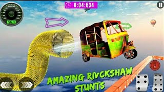 🛺Freaky  TukTuk Rickshaw 🛺Stunt Driver : Sky Climb🚕🚖🚗🚘🚙🚚🚛🚜🏍🏎🛵🛺 screenshot 2