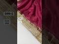 Banarasi tissue silk saree with embroidery & moti work lace border with chit pallu & Running blouse