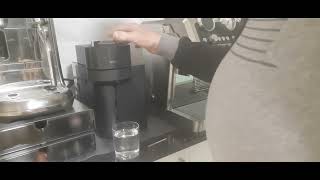 Nespresso vertuo lattissima coffee machine, First use.