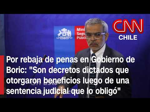 Exministro Cordero cuestiona defensa de Rabat y aclara rebajas de penas durante Gobierno de Boric
