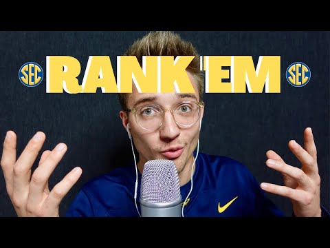 ASMR RANK 'EM || SEC Football Uniforms