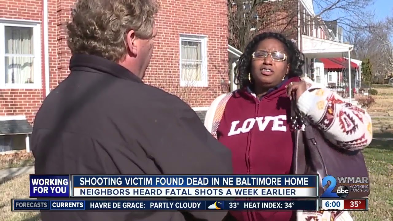 Shooting victim found dead in Northeast Baltimore home - YouTube