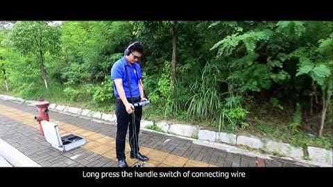 PQWT CL-series water leak detector operation video