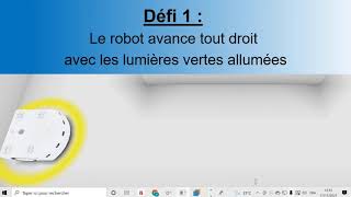 DEFI 1 robot Thymio en mode simulation