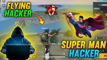 Flying Hacker Kill Me In Cs Rank Game🔥 || Free Fire Dangerous Hacker😱 Wall Hack , Headshot Hack