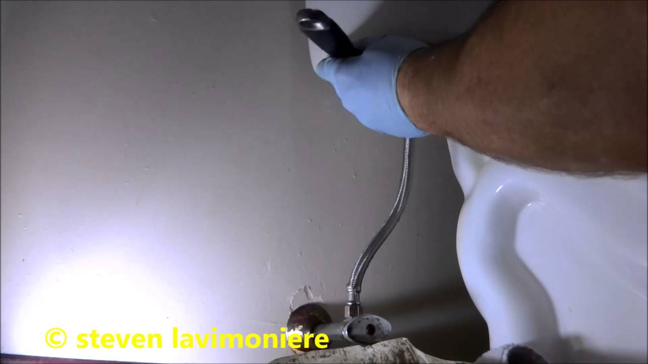 toilet leak from under tank area YouTube
