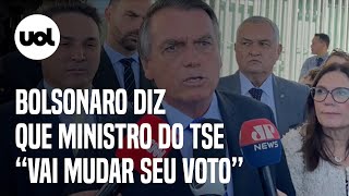 Bolsonaro Vai Ao Senado E Diz Esperar Que Ministro Do Tse Mude Voto Veja Vídeo