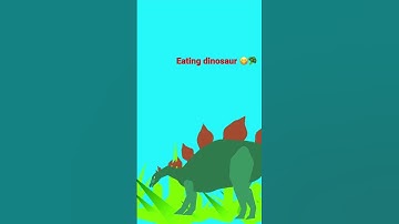 Dinosaur Eating Animation #dinosaur #sticknodes #animation #stegosaurus