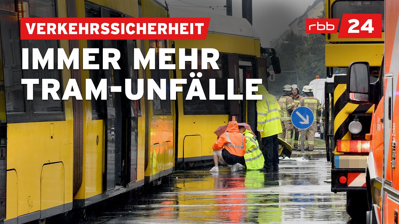 Mehr Unfälle mit Straßenbahnen in Berlin – Darum steigen die Zahlen