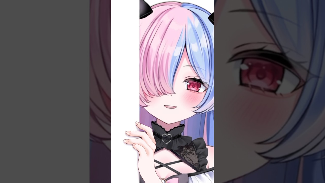 こちらを見つめて固まると…? #vtuber #新人vtuber #shorts 〖プルヴォワール・ヌル / ハコネクト〗