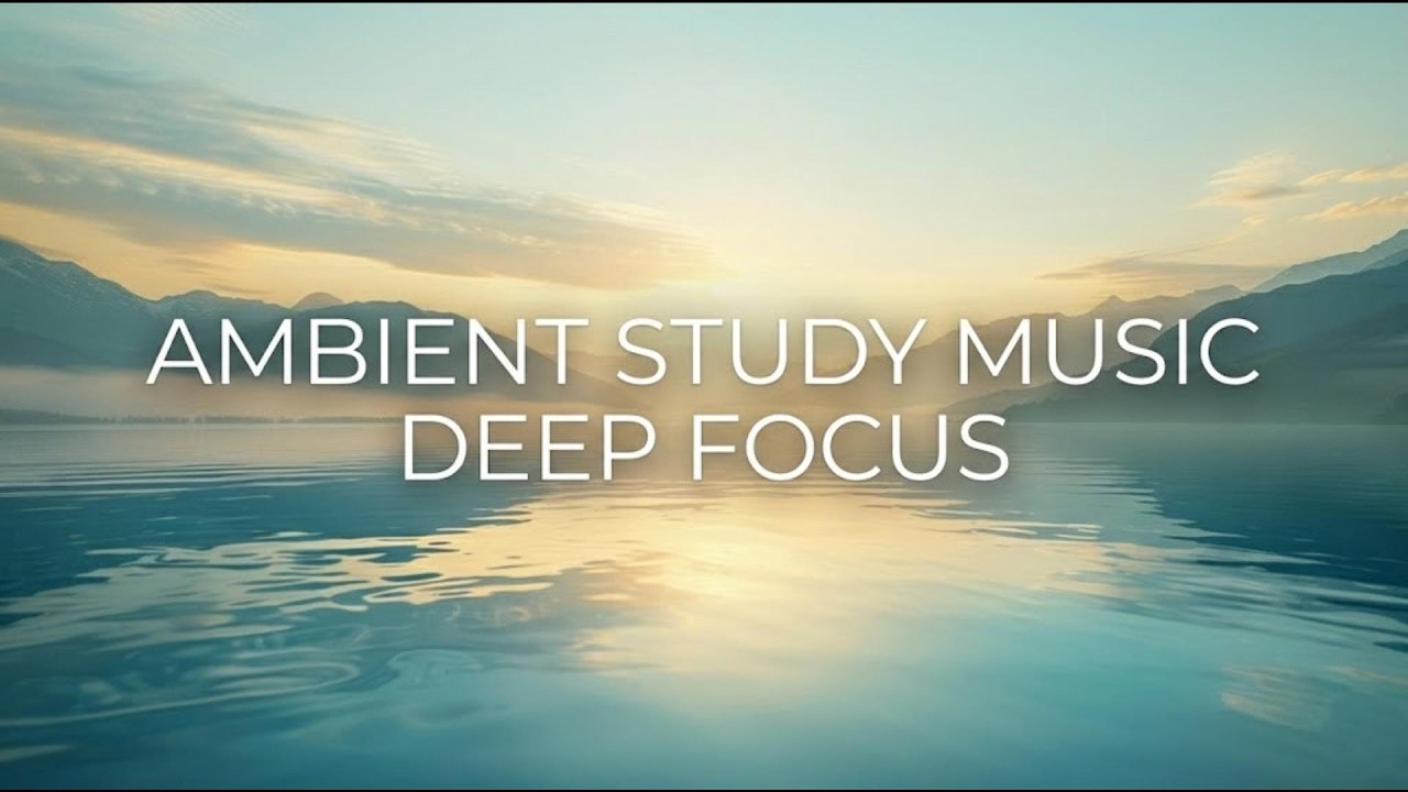 Ambient Study Music To Concentrate 🌿 Focus Music, Concentration Music | Rhobie Anna