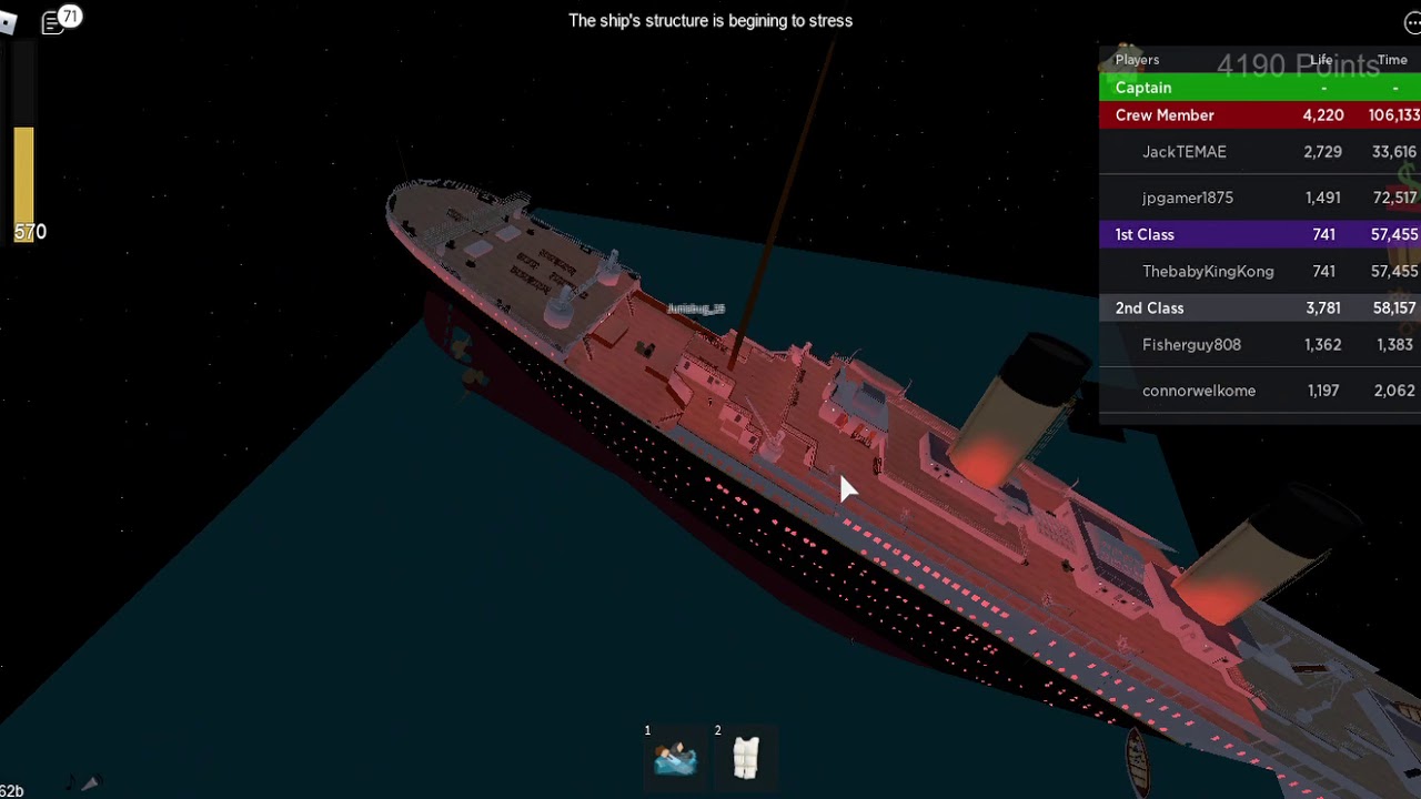 roblox titanic#1 - youtube