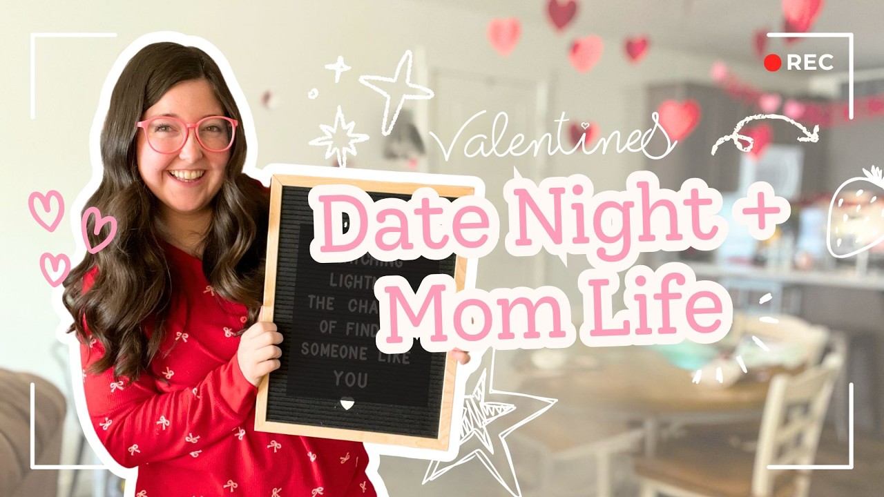 Valentine’s Week Vlog | Decorating & Prep, Kids Baskets, Date Night & Family Traditions