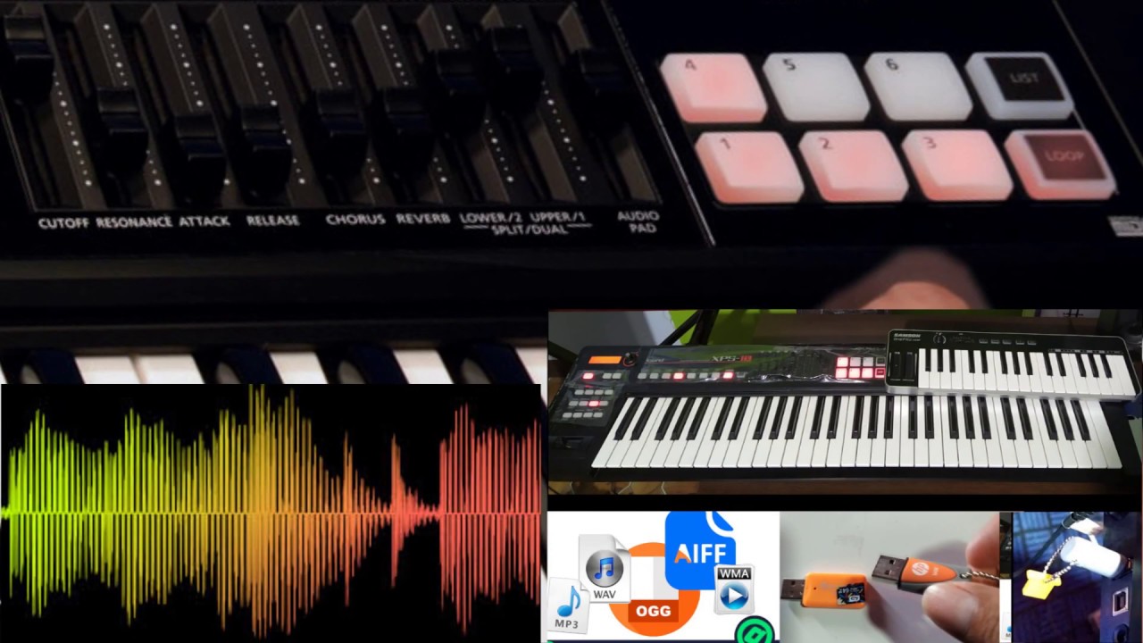 Como cargar ritmos y samples en los pads de roland xps-10