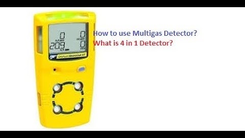 Multi-gas Detector / 4 in 1 Gas detector