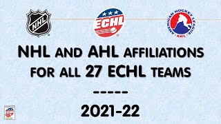 FYI: NHL team affiliations with AHL and ECHL teams