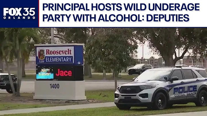 Florida elementary school principal, teacher arrested after hosting house party with underage drinki