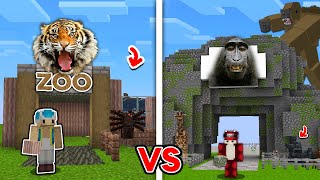 Celui qui Construit le Meilleur ZOO Minecraft a GAGNÉ !!