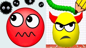 Draw To Smash vs Hide Ball - All Levels Gameplay (Android,iOS) Part 48