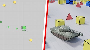 Diep.Io Tanks reimagined as "REAL TANKS" || Part I - Blender Animation