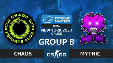 CS:GO - Chaos vs. Mythic [Inferno] Map 1 - IEM New York 2020 - Group B - NA