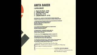 Anita Baker - I  Apologize (Chuck Life Remix)