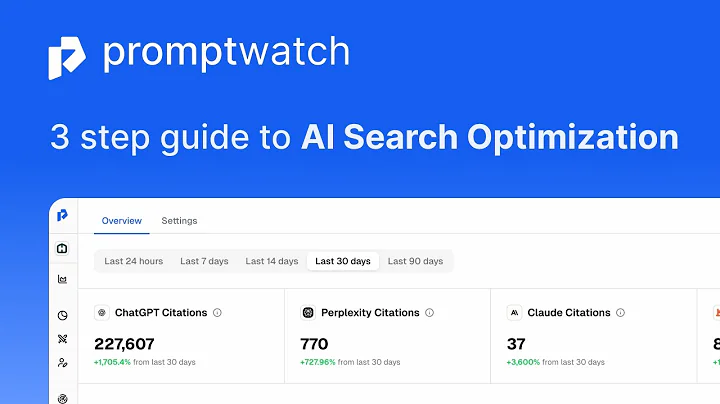 Promptwatch Explainer Series  - 3 step guide to AI Search Optimization