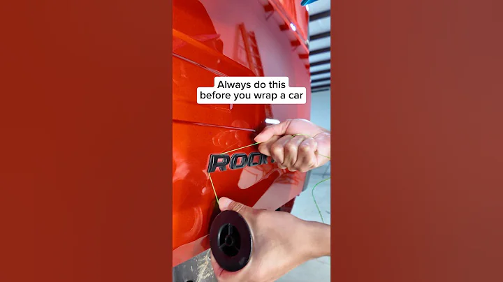 Do THIS before you wrap a car! | How to prep before Car wrapping #carwrapping #satisfyingvideo